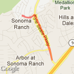 route to on Kyle seal til the pavment ends route map