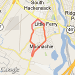monnett house run  route map