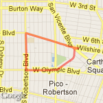 Robertson Jaunt - 2..25 route map