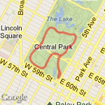 2.33 Central Park route map