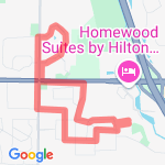 Second Run route map