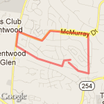 amalie to huntington route map