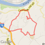 Down under Bridge, up past plum route map