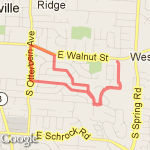3.1  ill walnut route map