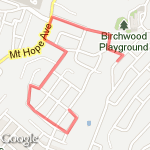 June 15th run route map