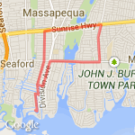 sunrise to park blvd route map