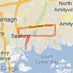 seamens neck to unqua route map