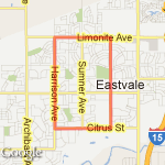 5 MILE BLOCK route map
