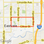 4 MILE BLOCK route map