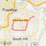 Bradley lake route map