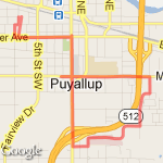 Hospital hills route map