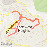 Morning Run route map