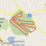 Needham CC route map