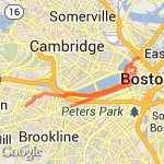 8 mi river run route map