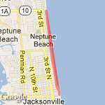 Jax beach to Atlantic Beach route map