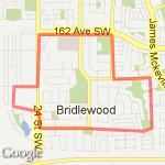 Bridlewood route route map