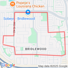 Bridlewood route - 4.83 Km route in Calgary