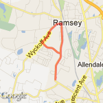 Ramsey pool route map