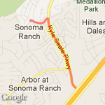 outside gate no side roads route map