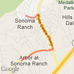 going down Somoma PKW  route map