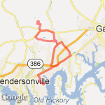 Boat club ride route map