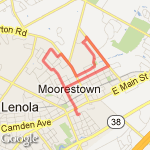 Northwest Estates-Golf View-Oak 5 miler route map