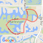 3 Mile Loop route map