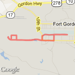 CPT Howard Death Run route map