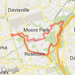 St Clair Valley Loop route map