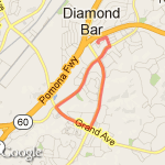 Diamond Bar route map