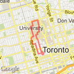 u of t 5k route map