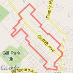 4 1/2 mile route map