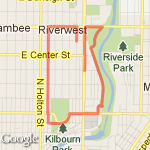 Watering route route map