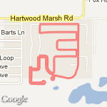 Around the Neighborhood- 5k route map
