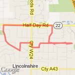 spring lake circle route map