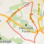 silk farm road  route map