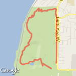 Chambers Bay route map