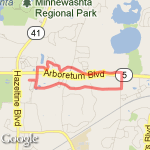 4 mile gym route route map