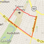 St. Charles/willow route map