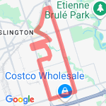 10K RUN route map