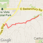 Top of the Hill route map