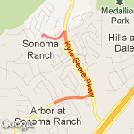 down sonoma pkwy to santa ursula and  back route map