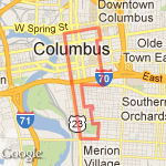 Friday 5 miles route map