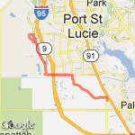 BC Palm City route map