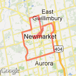 Marathon - Newmarket route map