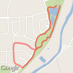 1.72 miles park by bank route map