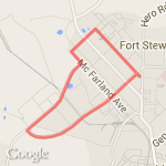 Marne Week 10k run route map