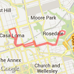 Running Room Wed1 route map