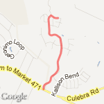 To Culebra Street route map
