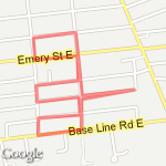 3.5 km ?3rd day route map